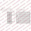 DELPHI TSP0525198 Evaporator, air conditioning